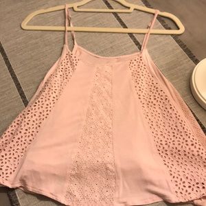 Light Pink spaghetti strap top American Eagle top
